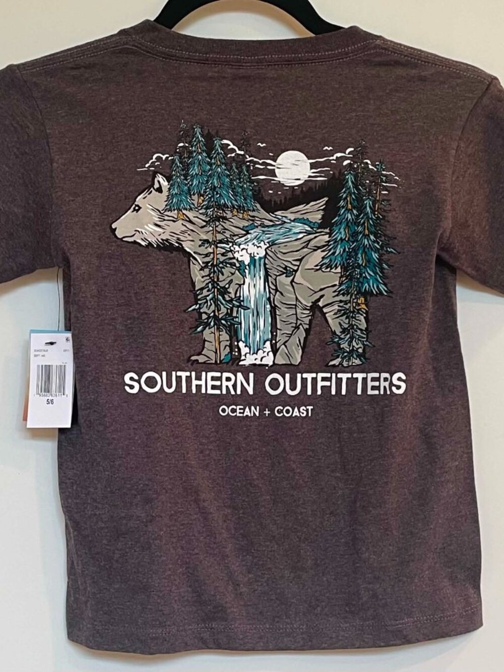 OCEAN + COAST Boy’s NEW Gray Short Sleeve Shirt, Size 5/6